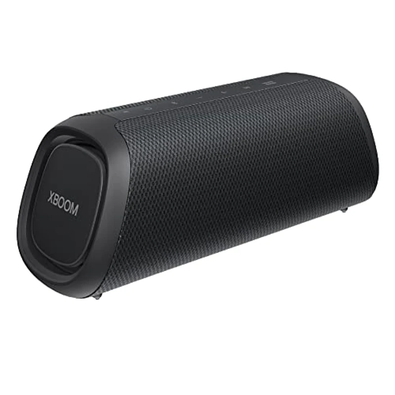LG XBOOM Go XG7QBK - Altavoz Inalámbrico, Bluetooth, 40W, Sonido Sound Boost, Resistente al Agua IP67, Autonomía 24h, Color de Luces LED Variable, Amplia Conectividad, Color Antracita