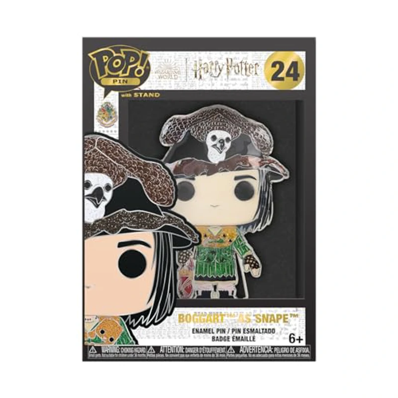 Funko Large Pop! Enamel Pin - Harry Potter POA 20th - Boggart As Snape- Pins de Esmalte - Broche Coleccionable - para Mochilas Y Bolsos - Idea de Regalo - Mercancia Oficial
