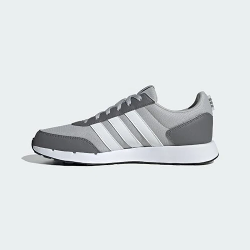 adidas Run 50s Shoes, Zapatos Unisex Adulto, Grey Two/Cloud White/Grey Four, 46 EU - Imagen 2