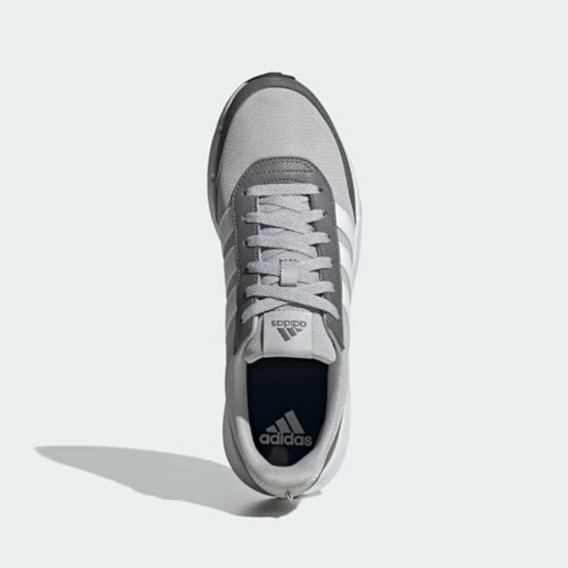 adidas Run 50s Shoes, Zapatos Unisex Adulto, Grey Two/Cloud White/Grey Four, 46 EU - Imagen 3