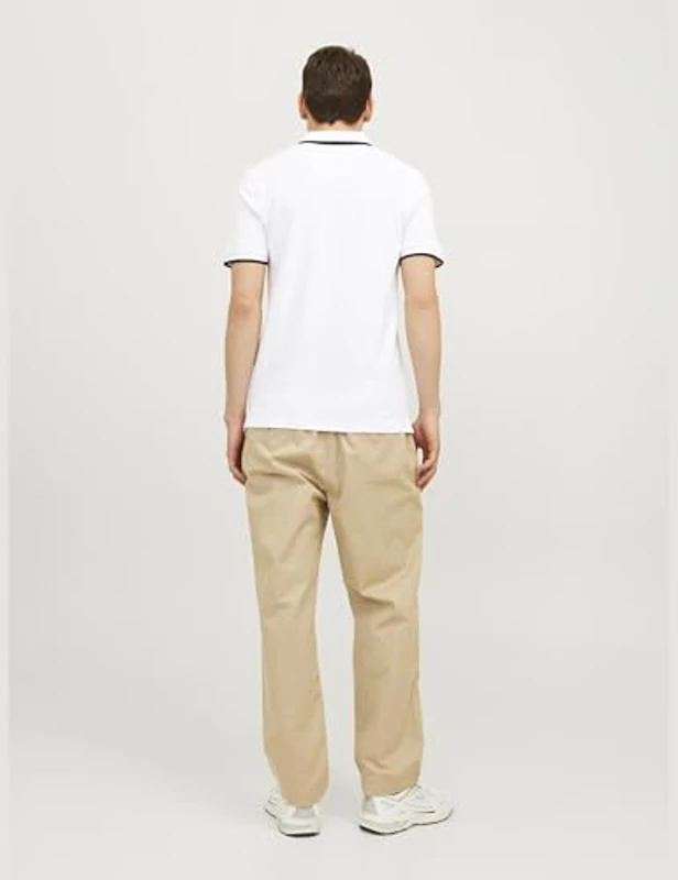 Jack & Jones Jjepaulos Polo Ss 2pk Mp Camiseta, Hombre, Bright Cobalt/Blanco, L - Imagen 3
