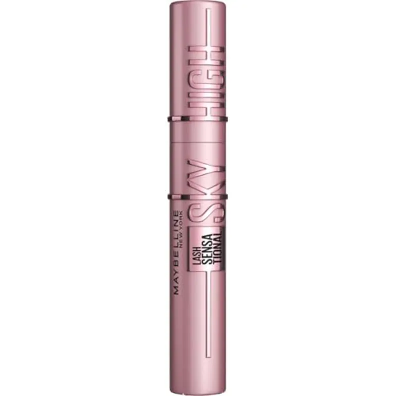 Maybelline New York, Máscara de Pestañas Lash Sensational Skyhigh, Longitud sin Límites y Volumen Redefinidio, Tono Negro