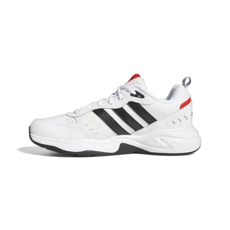 adidas Strutter Shoes, Zapatillas Hombre, Cloud White Core Black Active Red, 42 EU
