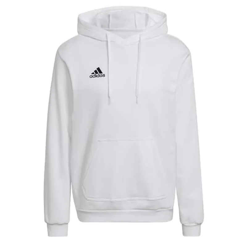 adidas Hombre Entrada 22 Sweat Hoodie, White / Black, M