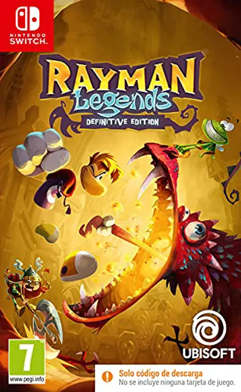 Nintendo Switch - Rayman Legends Definitive Edition Código De Descarga Switch
