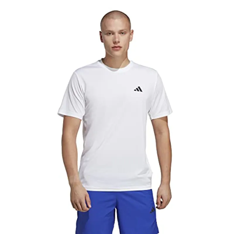 adidas Hombre Train Essentials Training Tee, White / Black, M