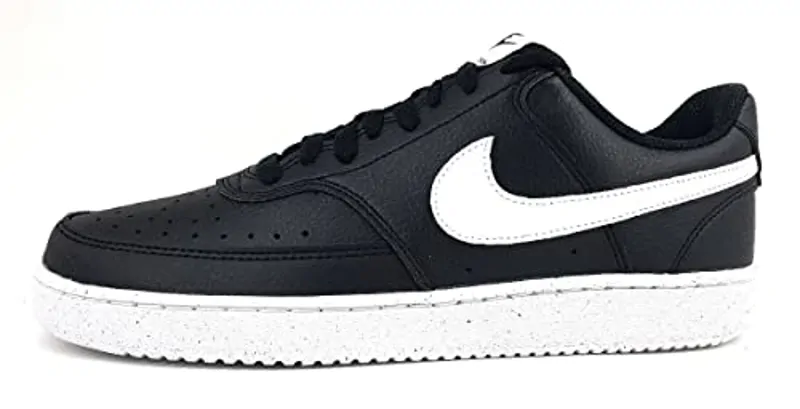 NIKE Nike Court Vision Low Next Nature, Sneaker Hombre, Negro Black White, 43 EU