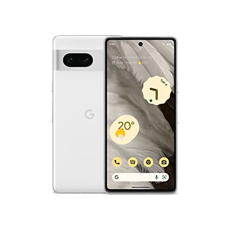 REACONDICIONADO Google Pixel 7: smartphone 5G Android liberado con objetivo gran angular y batería de 24 horas de duración, 128GB, de color nieve