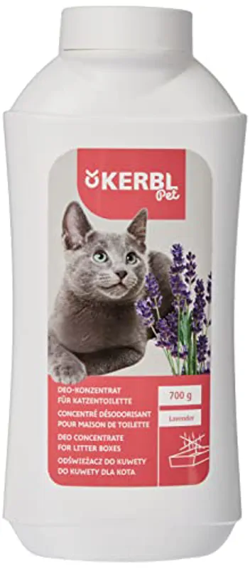 Desodorante concentrado 700 g para arenero de gato, lavanda