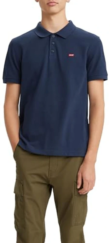 Levi's Housemark Polo Camiseta, Dress Blues D, M Hombre