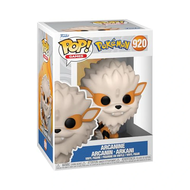 Funko POP! Games: Pokemon - Arcanine - Figuras Miniaturas Coleccionables Para Exhibición - Idea De Regalo - Mercancía Oficial - Juguetes Para Niños Y Adultos - Fans De Video Games
