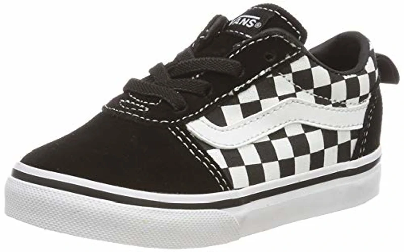 Vans Ward Slip-on, Zapatillas Unisex niños, Checkered Black True White, 19 EU