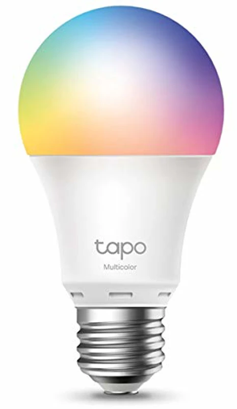 TP-Link Tapo L530E - Bombilla LED inteligente Wi-Fi, multicolor, regulable, E27, 8.7 W 806 lm, compatible con Alexa y Google Home